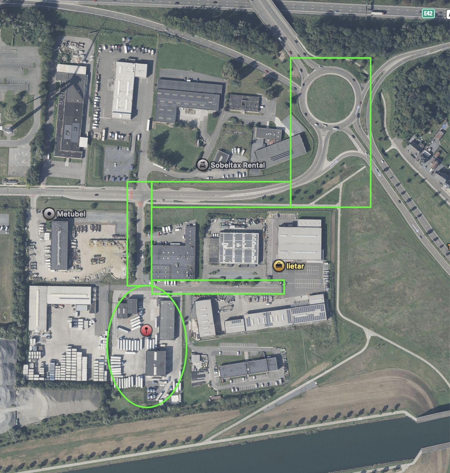 Zone géographique déterminée pour le nettoyage (Opération Clean Sweep)